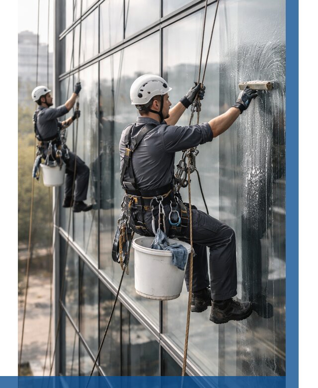 Мойка сплошного остекления в Ноябрьске, заказать от 304 р.| ВЫСОТНИК-Нбс