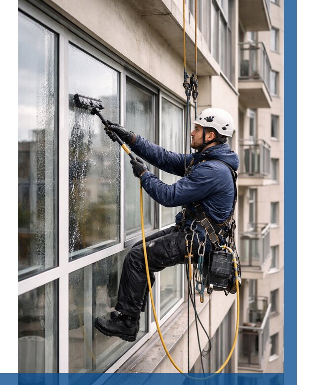 Мойка балконного остекления в Ноябрьске от 3546 р. | ВЫСОТНИК-Нбс