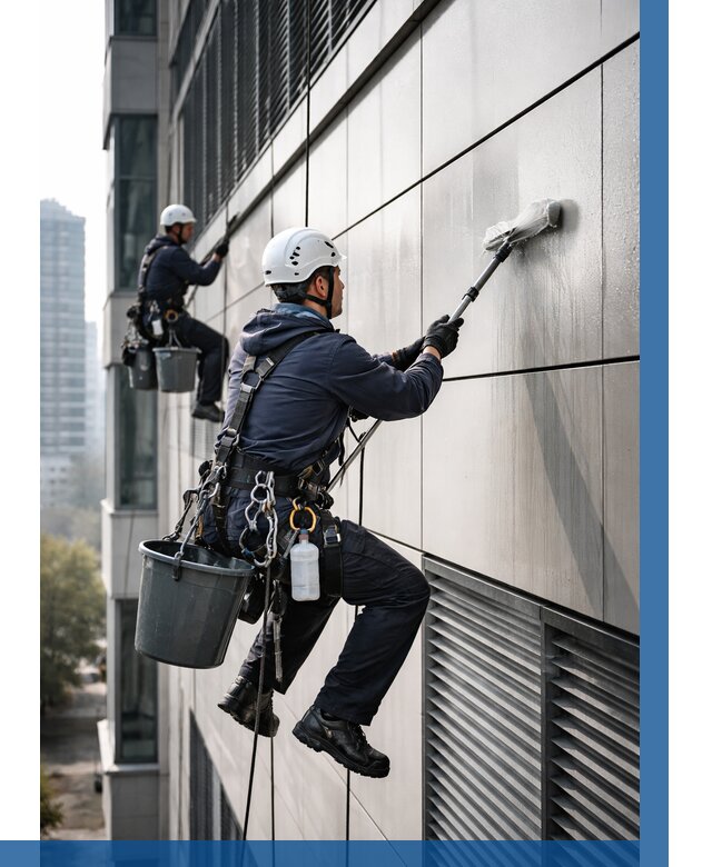 Мойка вентилируемого фасада в Ноябрьске от 253 р. | ВЫСОТНИК-Нбс