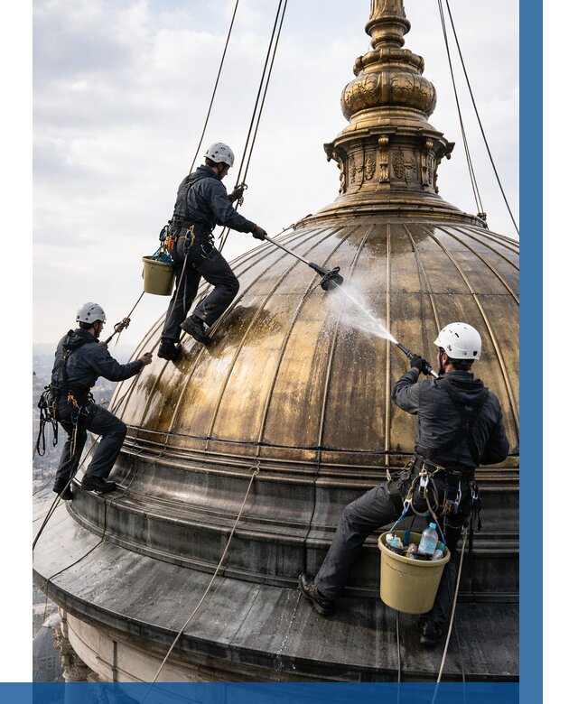 Мойка куполов и шпилей в Ноябрьске от 8104 р. - заказать | ВЫСОТНИК-Нбс