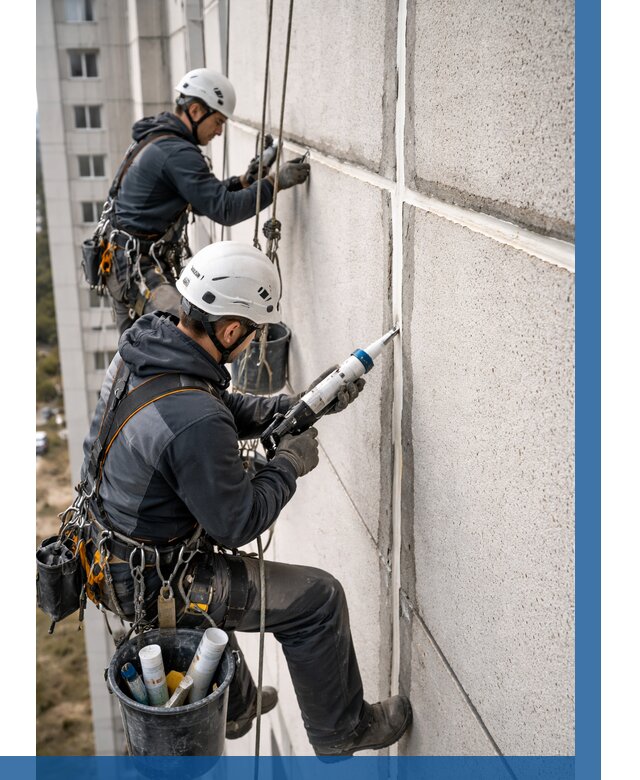 Герметизация межпанельных швов в Ноябрьске от 709 р. | ВЫСОТНИК-Нбс