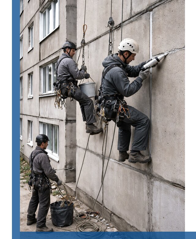 Герметизация межпанельных швов в Ноябрьске с гарантией герметичности