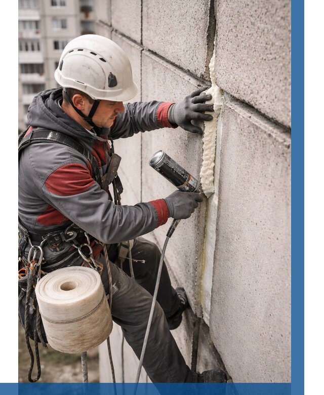 Утепление межпанельных швов в Ноябрьске от 709 р. | ВЫСОТНИК-Нбс