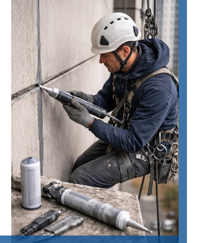 Вторичная герметизация швов в Ноябрьске от 456 р. | ВЫСОТНИК-Нбс