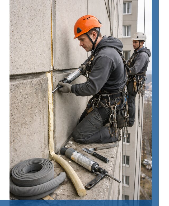 Теплый шов межпанельные швы в Ноябрьске от 709 р. | ВЫСОТНИК-Нбс