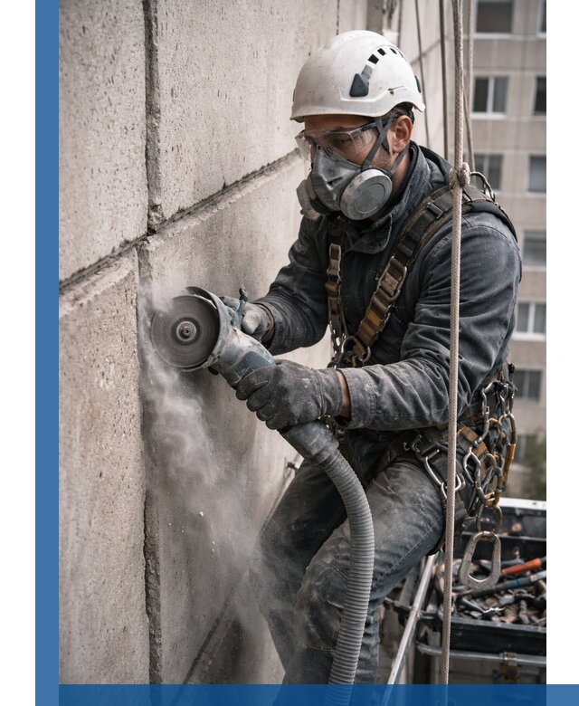 Штробление межпанельных швов в Ноябрьске качественно и быстро