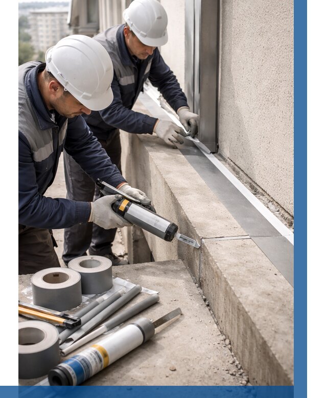 Герметизация примыкания балкона в Ноябрьске от 4559 р. | ВЫСОТНИК-Нбс