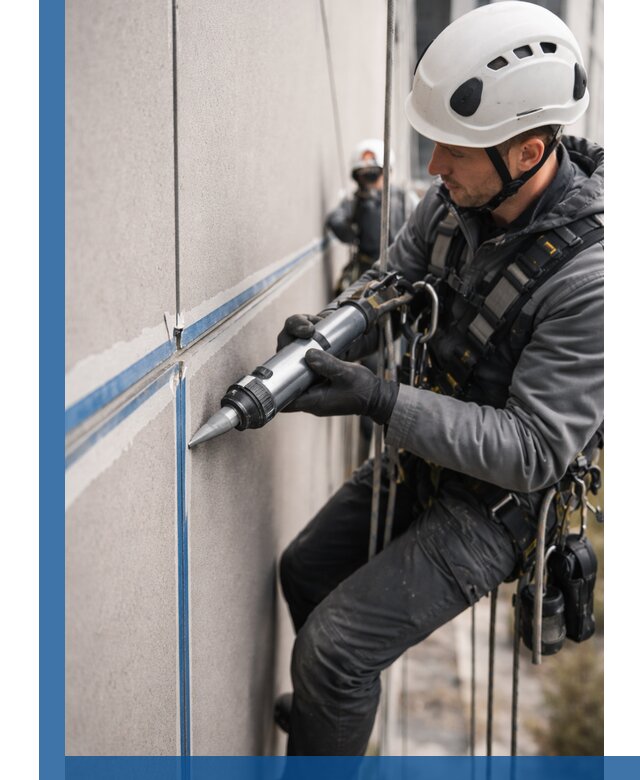 Герметизация стыков фасадных панелей в Ноябрьске качественно и быстро