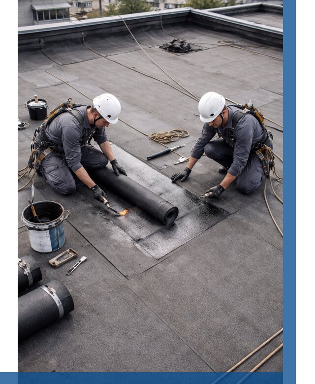 Ремонт мягкой кровли под ключ в Ноябрьске от 709 р. | ВЫСОТНИК-Нбс