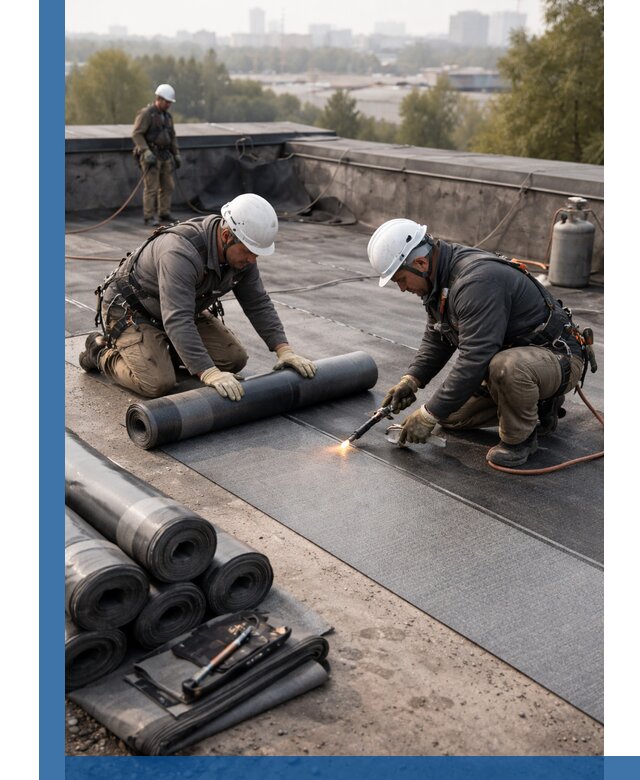 Монтаж мягкой кровли в Ноябрьске профессионально и надежно