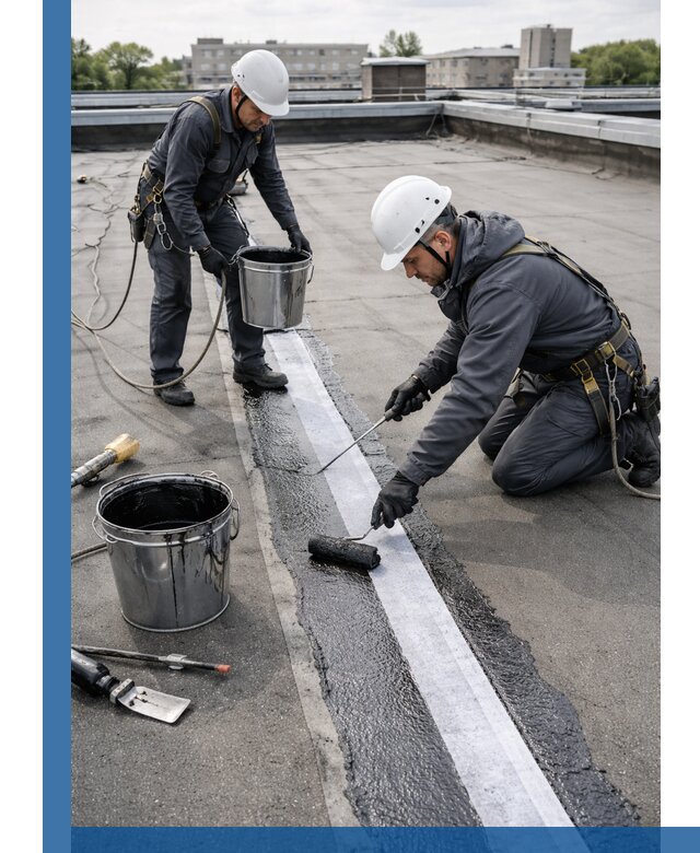 Гидроизоляция кровли мастикой в Ноябрьске надежная защита