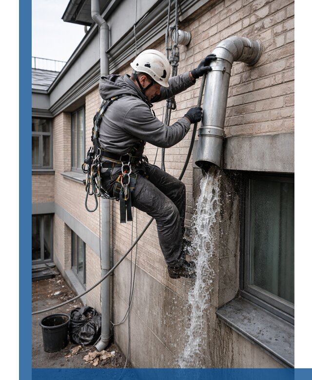 Профессиональная прочистка водосточных труб в Ноябрьске с гарантией