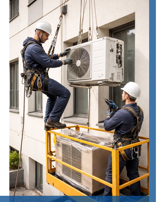 Демонтаж внешнего блока кондиционера в Ноябрьске от 3546 р. | ВЫСОТНИК-Нбс