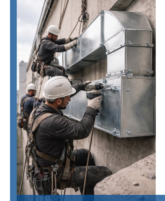 Профессиональный монтаж вентиляционных коробов в Ноябрьске под ключ