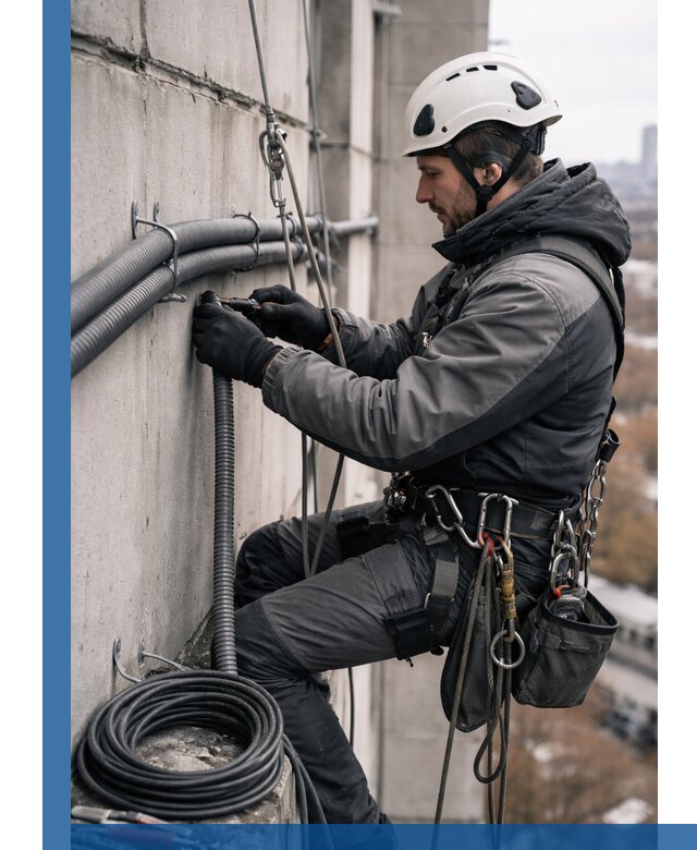 Профессиональный монтаж гофры для кабеля в Ноябрьске с гарантией