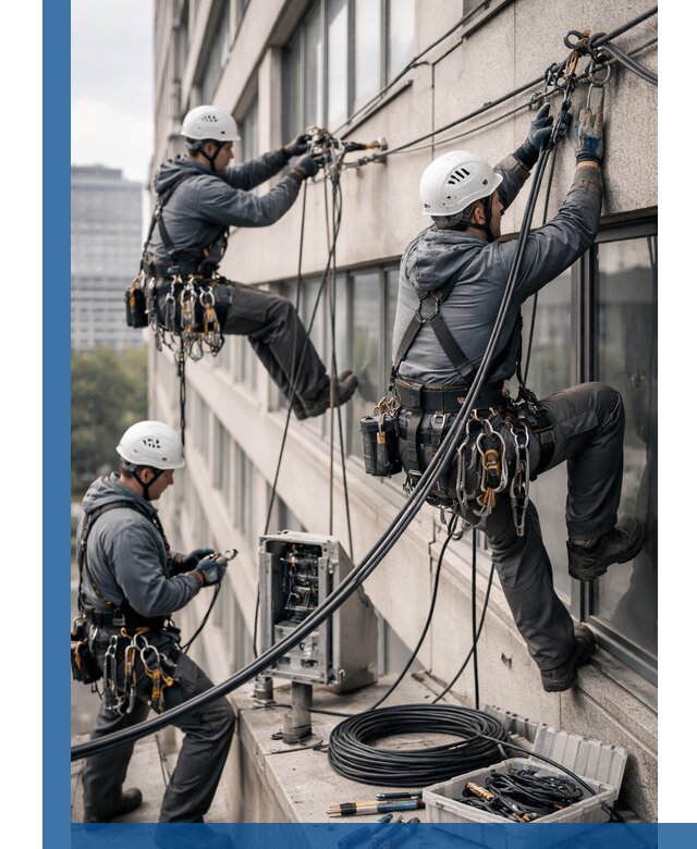 Прокладка оптоволоконного кабеля в Ноябрьске под ключ с тестированием