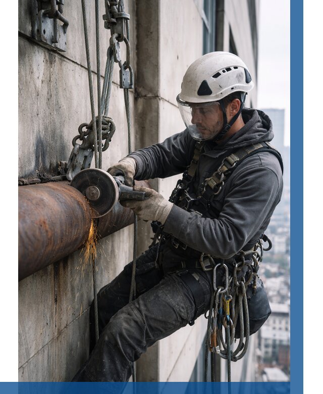 Резка металла на высоте в Ноябрьске по цене от 4559 р. | ВЫСОТНИК-Нбс