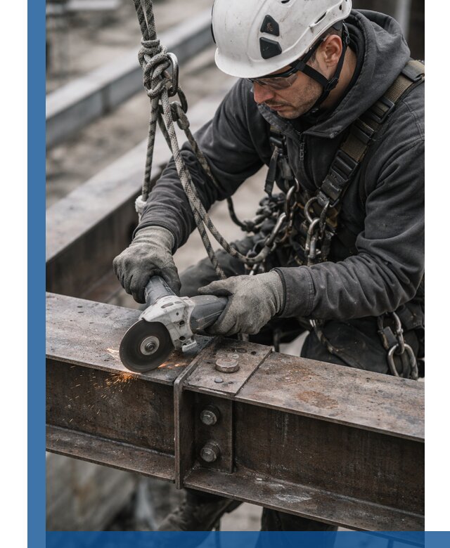 Резка металла на высоте в Ноябрьске для зданий и конструкций