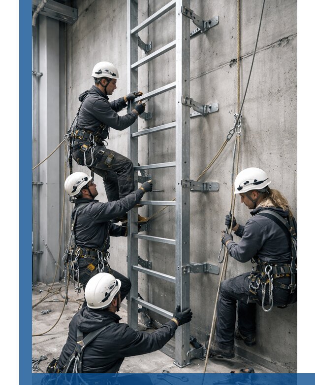 Монтаж металлических лестниц в Ноябрьске под ключ со гарантией