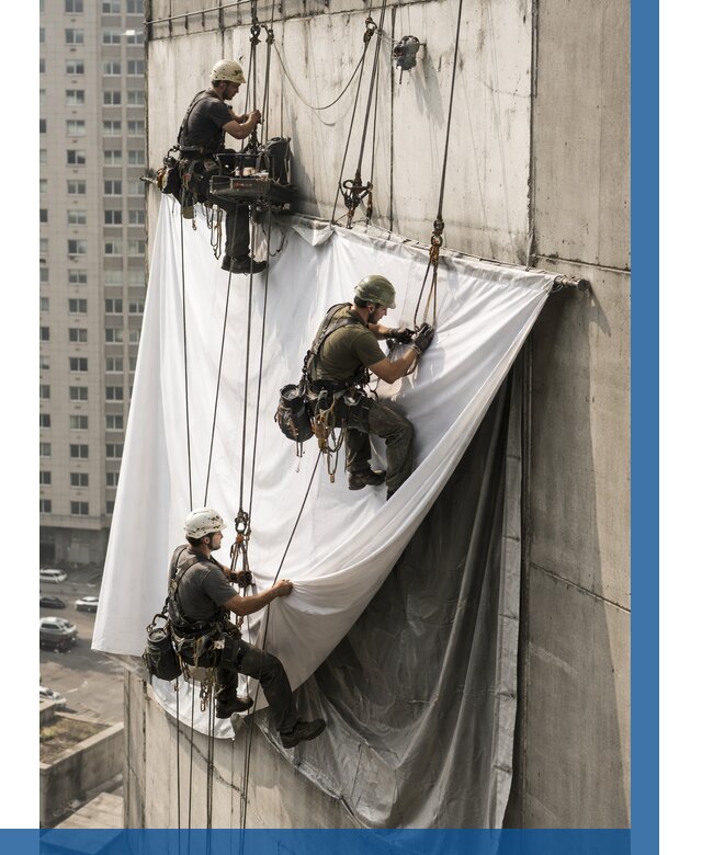 Замена баннерного полотна в Ноябрьске от 6585 р. | ВЫСОТНИК-Нбс—заказать