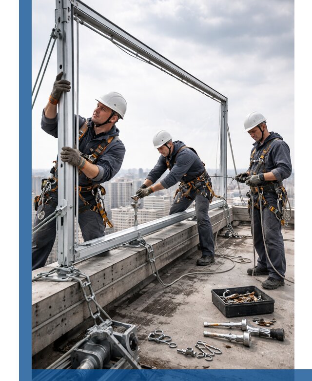 Монтаж крышных рекламных конструкций под ключ в Ноябрьске