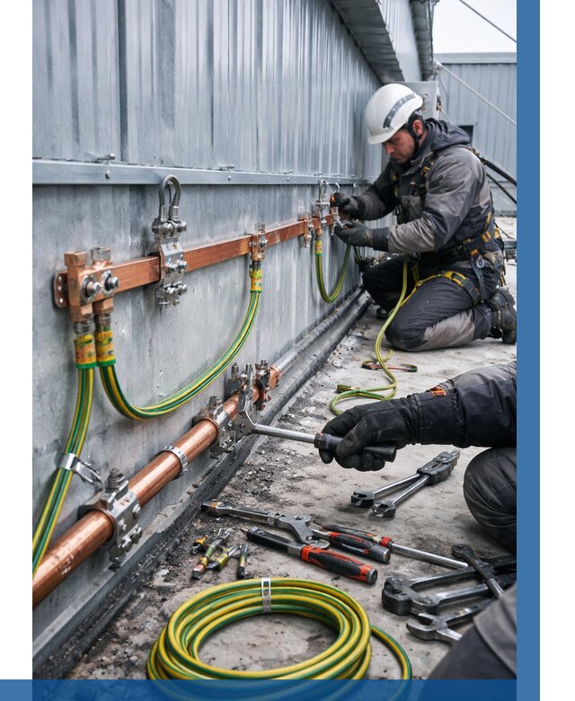 Монтаж заземления здания в Ноябрьске от 25325 р. | ВЫСОТНИК-Нбс