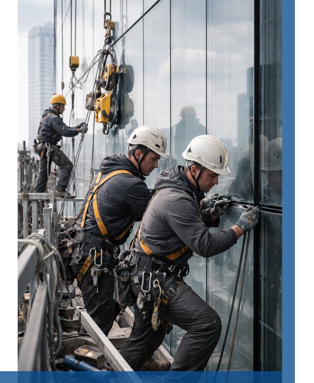 Структурное остекление фасадов в Ноябрьске от 9624 р. | ВЫСОТНИК-Нбс