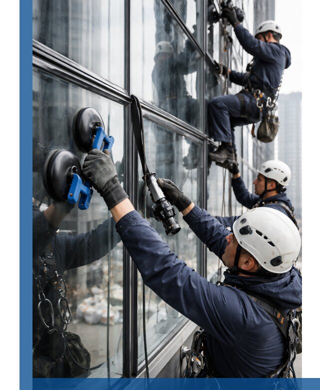 Радиусное остекление фасадов под ключ в Ноябрьске с гарантиями