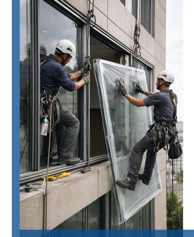 Профессиональная замена стекла в витраже в Ноябрьске с гарантией
