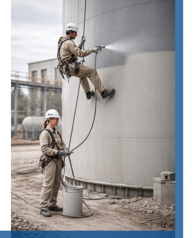 Покраска резервуаров в Ноябрьске от 1216 р. | ВЫСОТНИК-Нбс — заказать