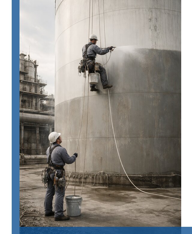 Покраска стальных резервуаров и емкостей в Ноябрьске профессионально