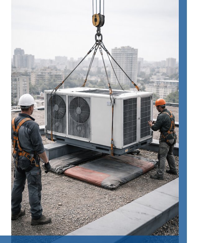 Подъем груза на крышу в Ноябрьске от 5065 р. | ВЫСОТНИК-Нбс заказать