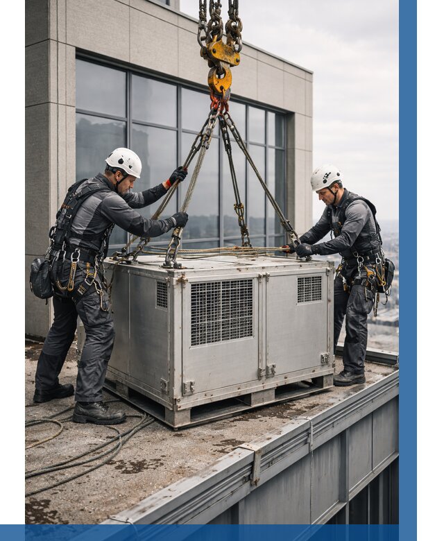 Такелажные работы на высоте в Ноябрьске от 8104 р. | ВЫСОТНИК-Нбс