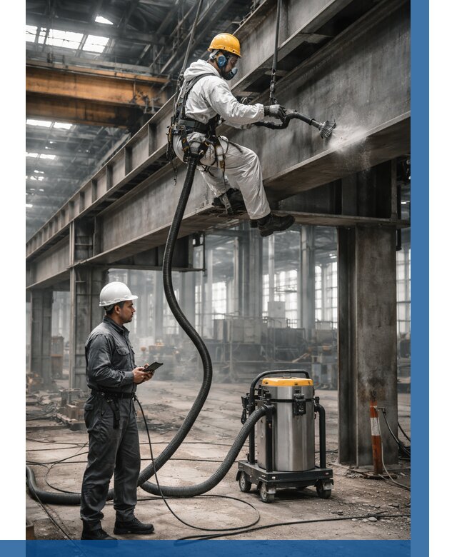 Обеспыливание конструкций в цехе в Ноябрьске от 4255 р. | ВЫСОТНИК-Нбс