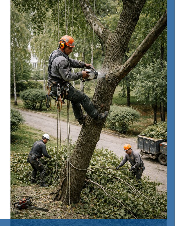 Кронирование деревьев в Ноябрьске от 6585 р. | ВЫСОТНИК-Нбс