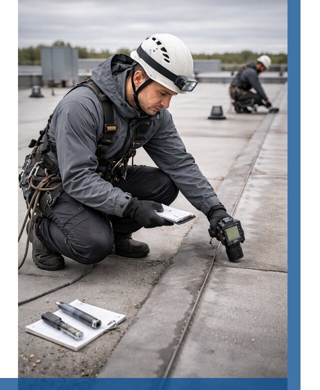 Обследование кровли на протечки в Ноябрьске от 4559 р. | ВЫСОТНИК-Нбс