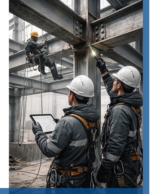 Обследование металлоконструкций в Ноябрьске от 5572 р. | ВЫСОТНИК-Нбс